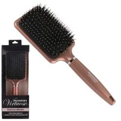 Brushworx Virtuoso Paddle Brush Mixed Bristle - Boar Paddle Brush