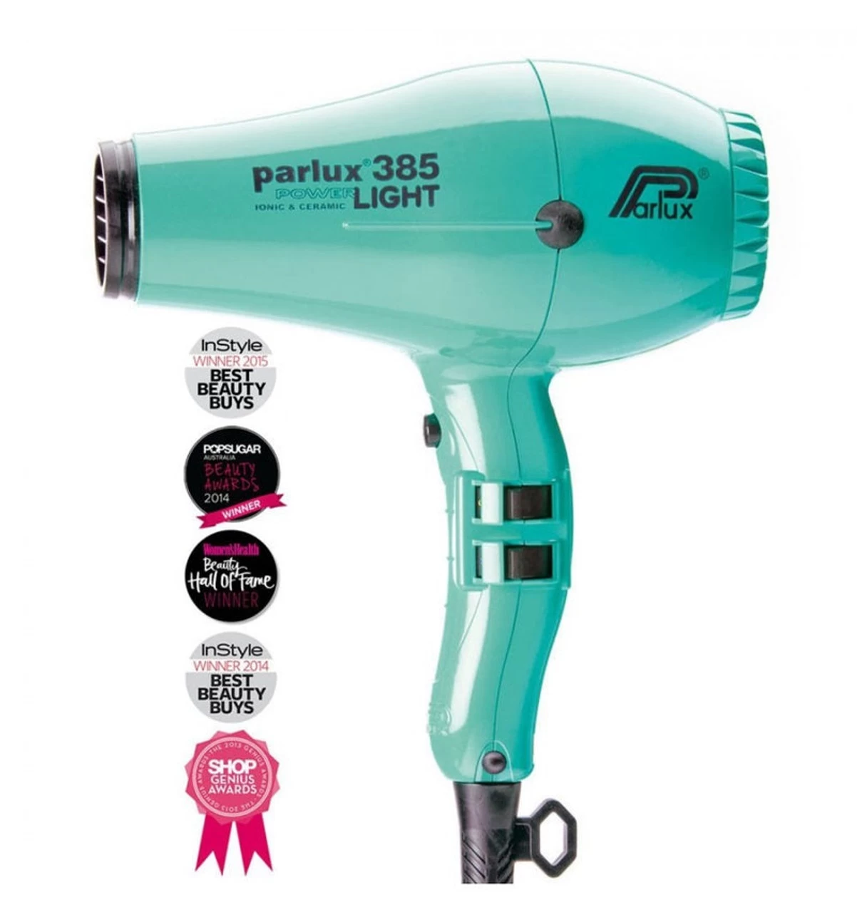 Parlux 385 Powerlight Ionic Ceramic Dryer 2150W - Aquamarine