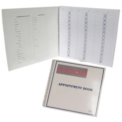 6 Column Salon Appointment Book