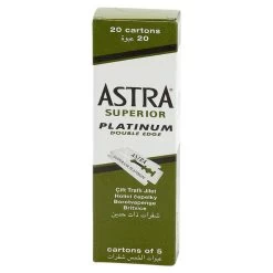 Astra Superior Platinum Double Edge Blades 20 X 5 (100)