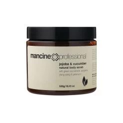 Mancine Body Scrub - Natural Jojoba & Cucumber