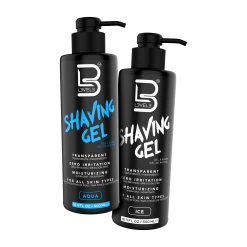 L3VEL3 Shaving Gel Kit Aqua & Ice 500ml