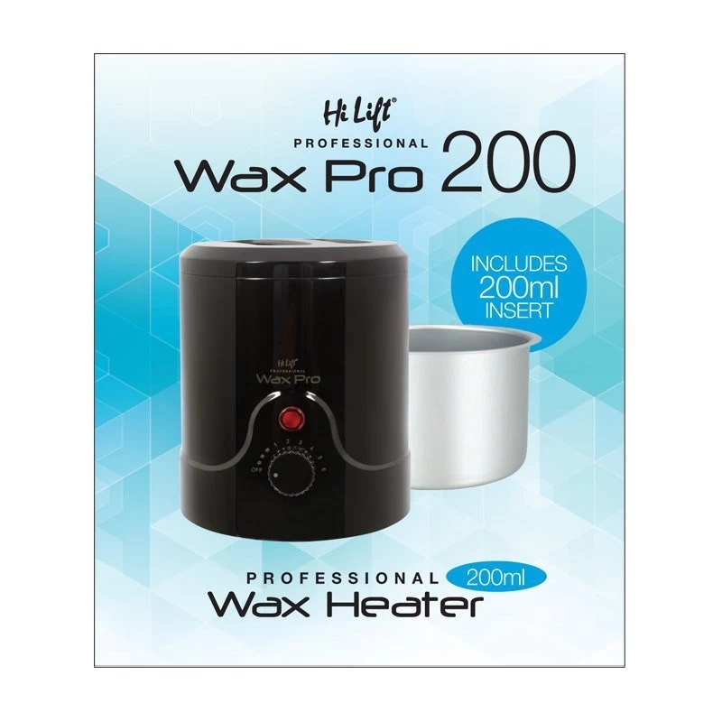 Hi Lift Wax Pro 200 Wax Heater Professional Waxpot 200ml - BLACK - Image 2
