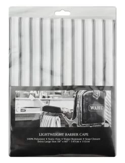 Wahl Barber Cape Lightweight White