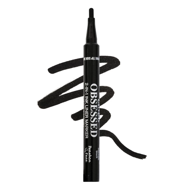 LINER OBSESSED 2-IN-1 INK LINER MARKER - Paddle Tip