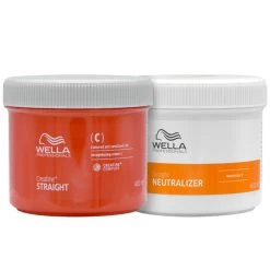 Wella Creatine + Straight Normal/Resistant Hair Kit 400ml X 2